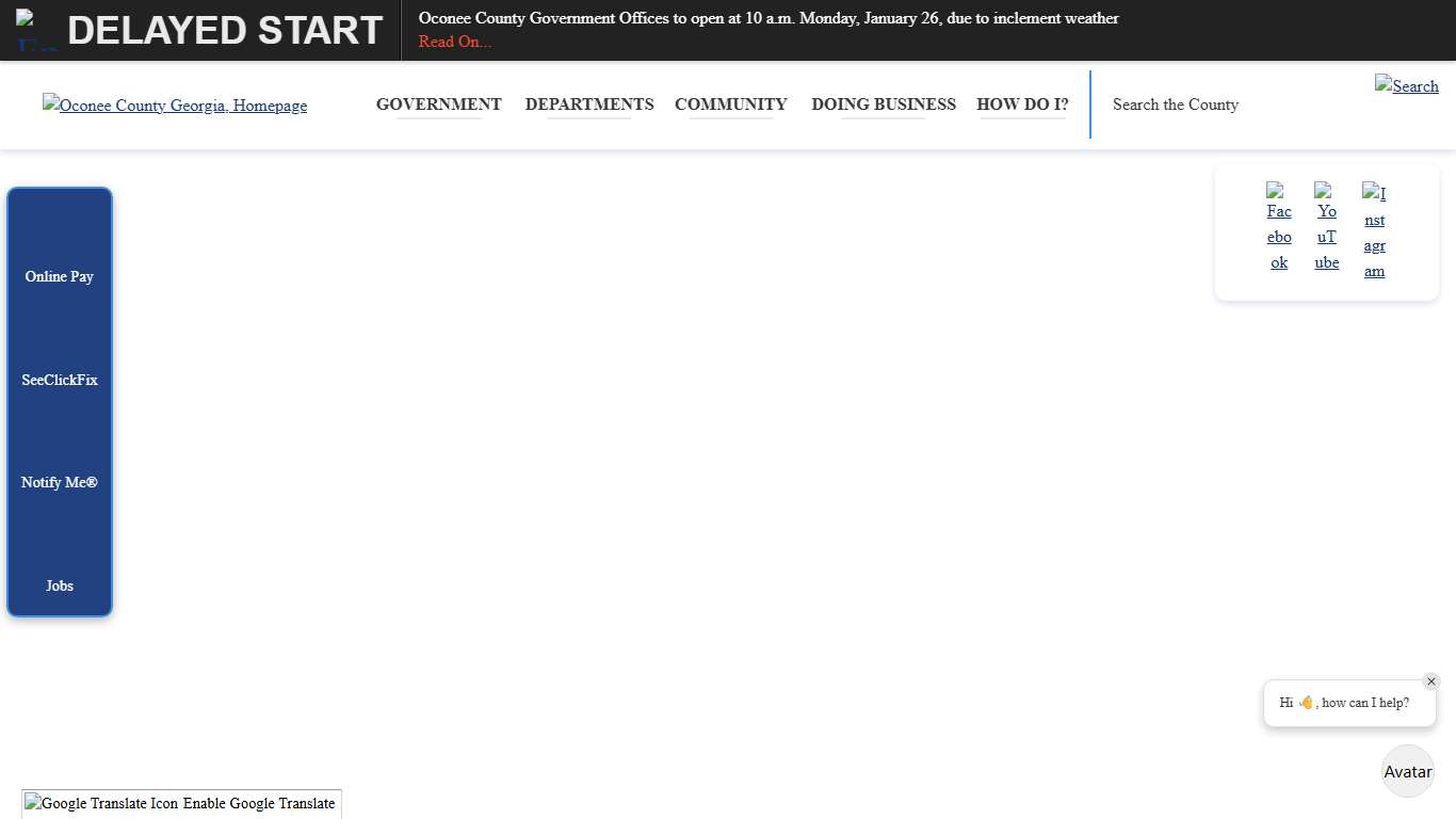 Oconee County, GA Official Website
